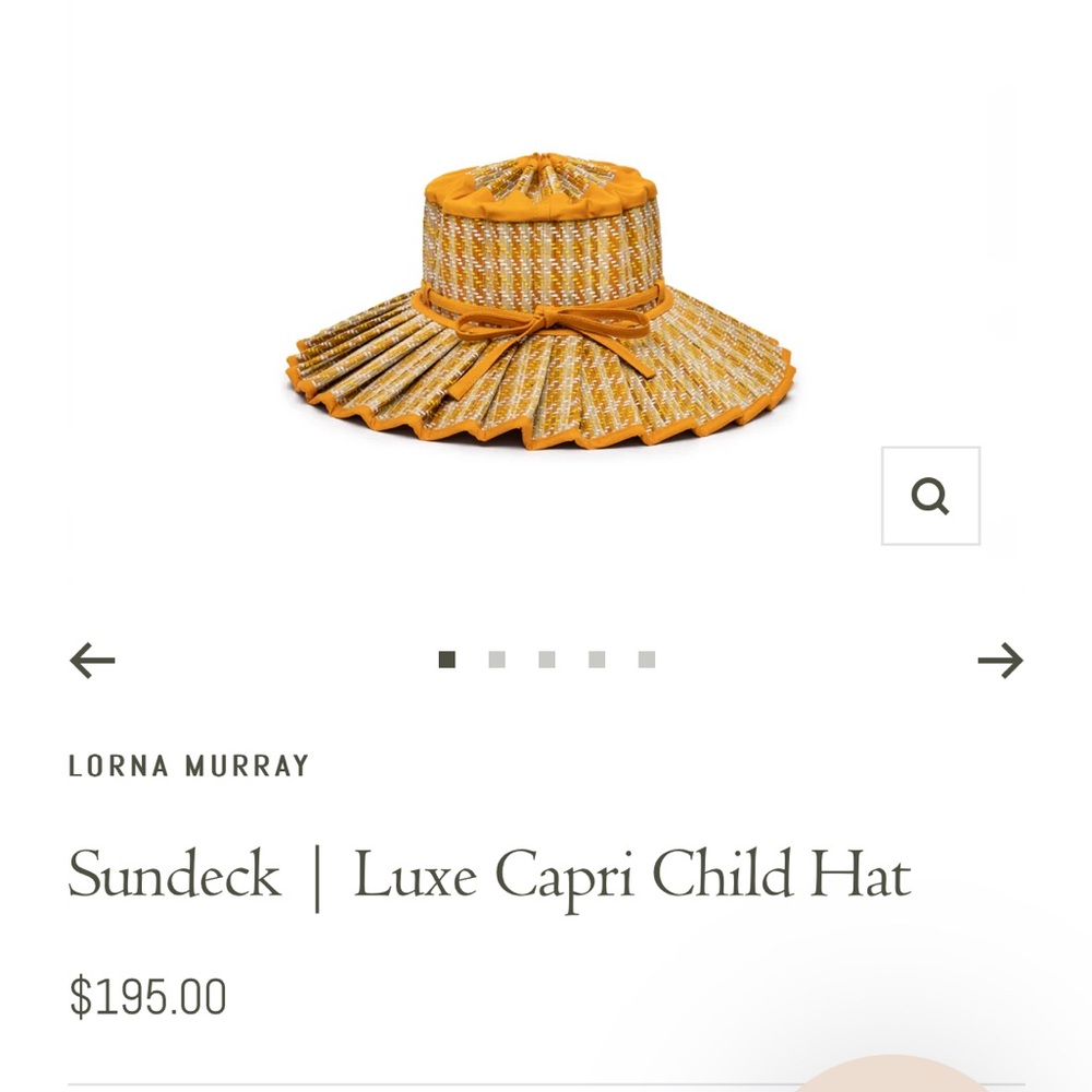 Lorna Murray Luxe Capri Large Child Hat - Fits like Adult Small